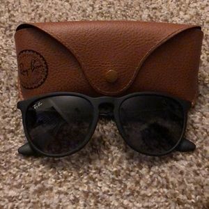 Authentic RayBan Erika sunglasses in matte black